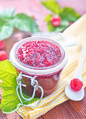 Image showing raspberry jam