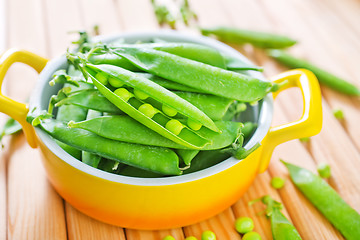 Image showing green peas