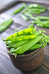 Image showing green peas