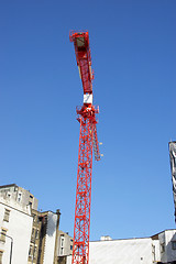 Image showing Construction Crane