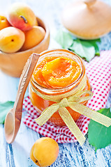 Image showing apricot jam