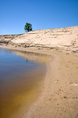 Image showing water in the sand pit