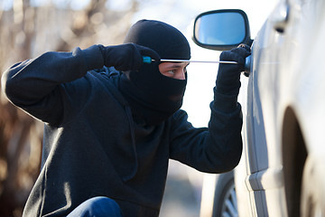 Image showing car thief