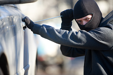 Image showing car thief 