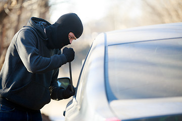 Image showing car thief