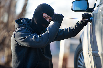 Image showing car thief