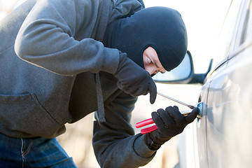 Image showing car thief