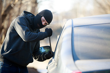 Image showing car thief