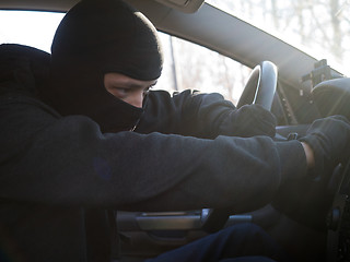 Image showing Car thief