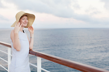 Image showing woman cruising