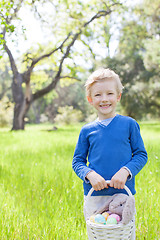 Image showing kid at easter time