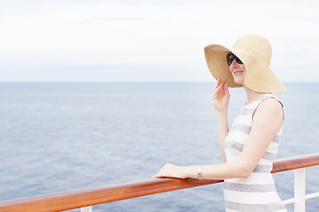 Image showing woman cruising