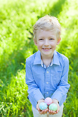 Image showing kid at easter time