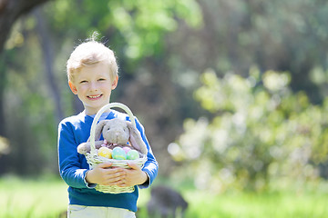 Image showing kid at easter time