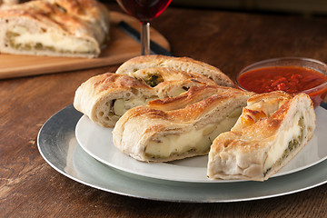 Image showing Stromboli Stuffed Bread