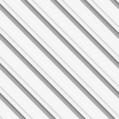 Image showing Geometrical pattern with white beveled diagonal  lines