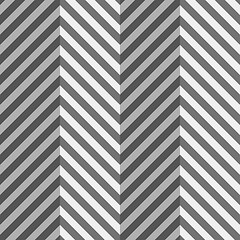 Image showing Geometrical pattern with gray and black zigzag lines with folds