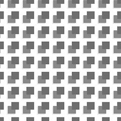 Image showing Geometrical pattern with gray and black squares