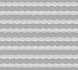 Image showing Geometrical pattern with gray horizontal striped lines