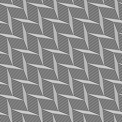 Image showing Monochrome pattern with gray braid grid