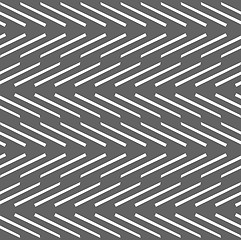 Image showing Monochrome pattern with white diagonal short lines