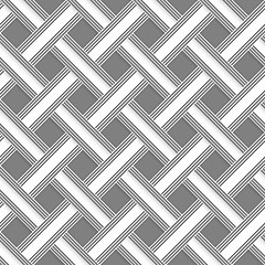Image showing Geometrical pattern with gray beveled lattice