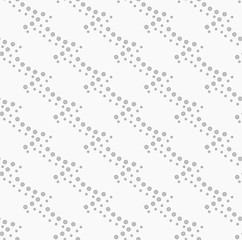 Image showing Monochrome pattern with gray dotted diagonal waves