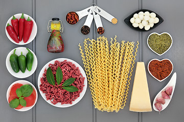 Image showing Italian Food Ingredients