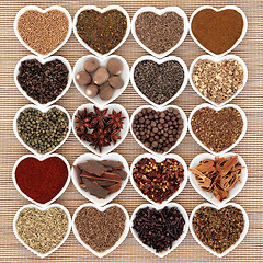 Image showing Middle Eastern Spice Sampler