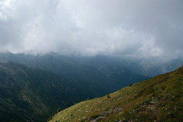 Image showing Hiking in Alps