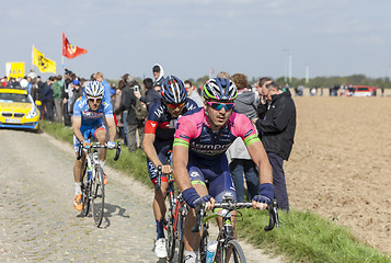 Image showing Andrea Palini - Paris Roubaix 2014