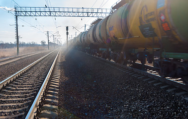 Image showing railway tank