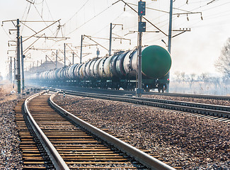 Image showing railway tank