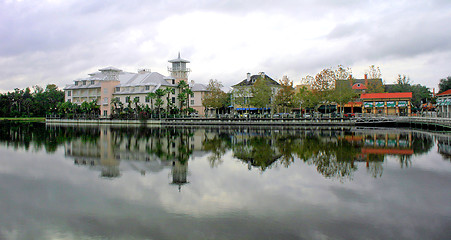 Image showing Town Reflections