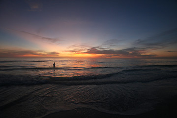 Image showing Stunning Ocean Sunset