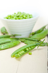 Image showing hearthy fresh green peas 