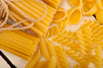 Image showing bunch of Italian pasta type