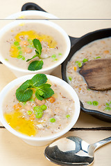 Image showing Hearty Middle Eastern Chickpea and Barley Soup