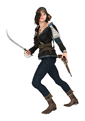 Image showing Female Pirate