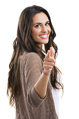 Image showing Beautiful woman smiling