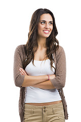 Image showing Beautiful woman smiling