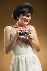 Image showing Vintage girl 