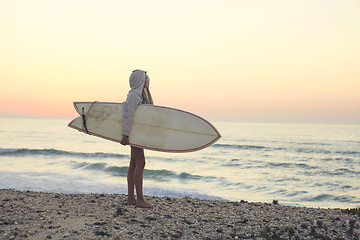 Image showing Surfer Girl