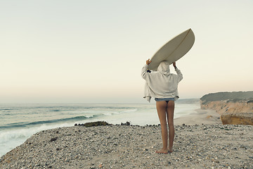 Image showing Surfer Girl