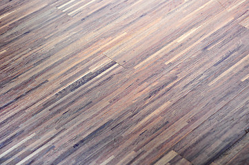 Image showing brown wooden floor