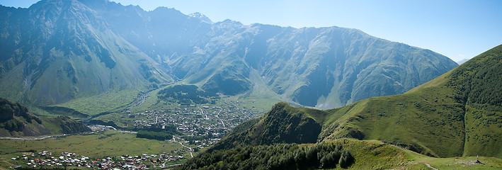 Image showing Village in mountain