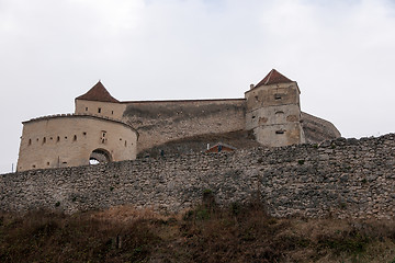 Image showing Rasnov Castle in Romania