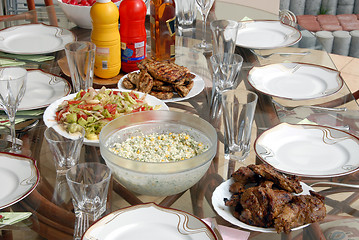 Image showing dinner table