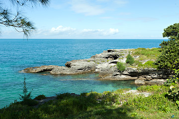 Image showing Bermuda Coast Rock Formations