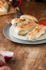 Image showing Stromboli Stuffed Bread